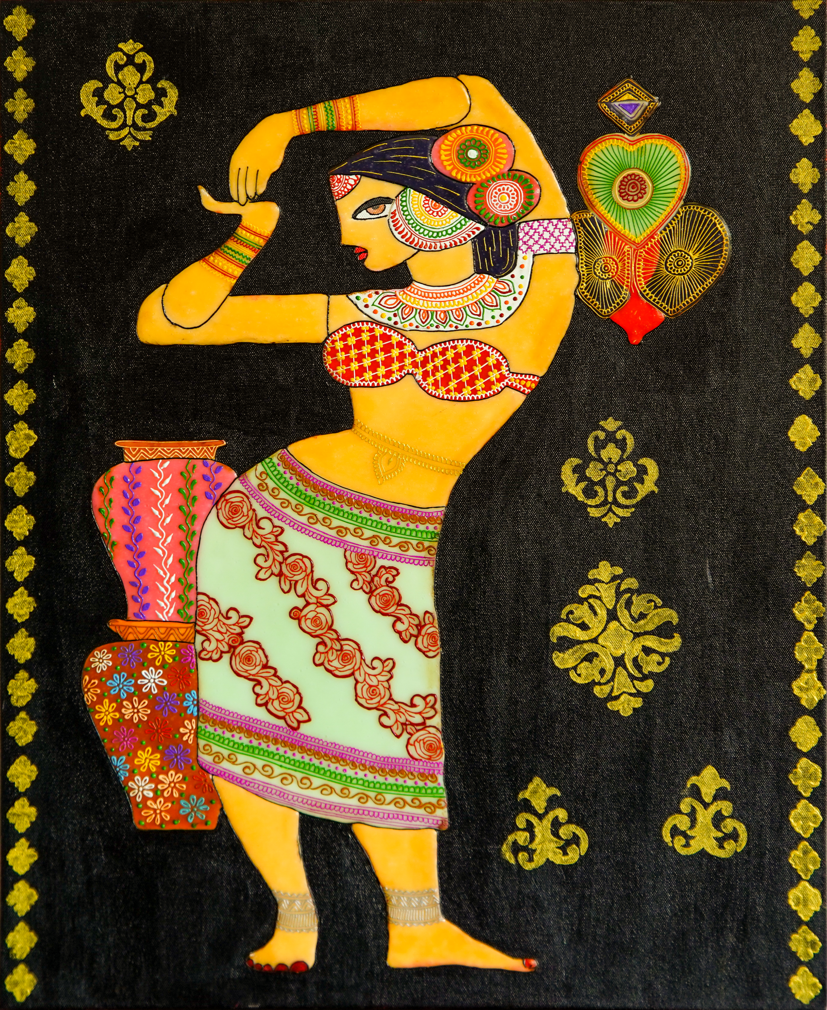 SHE WALKS THROUGH YESTERDAY